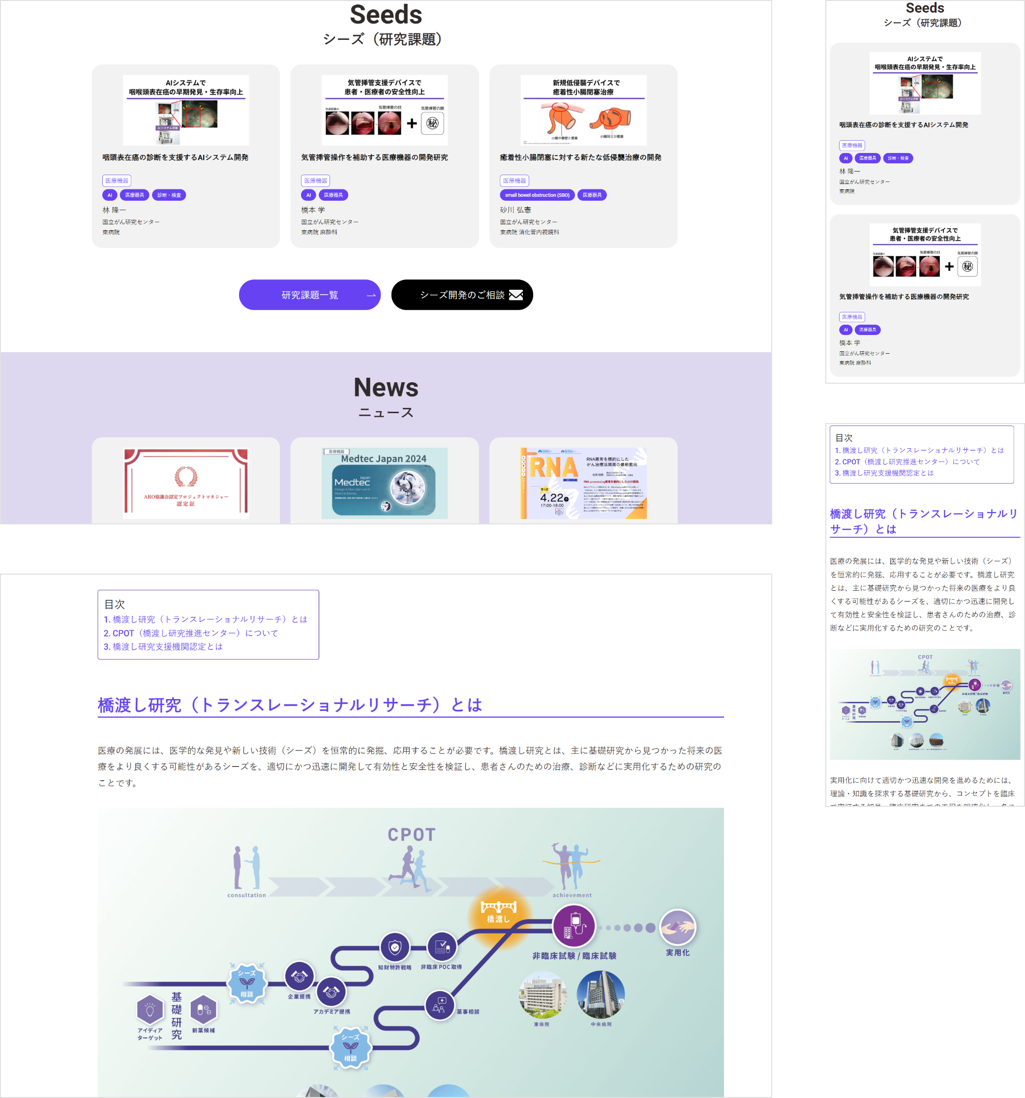 橋渡し研究推進センター